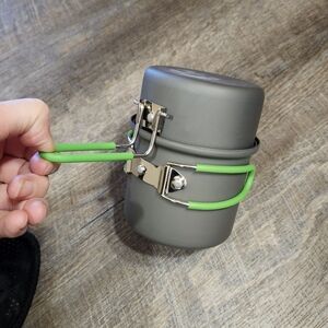 Optimus Terra Gray and Green Camping Cookware Set